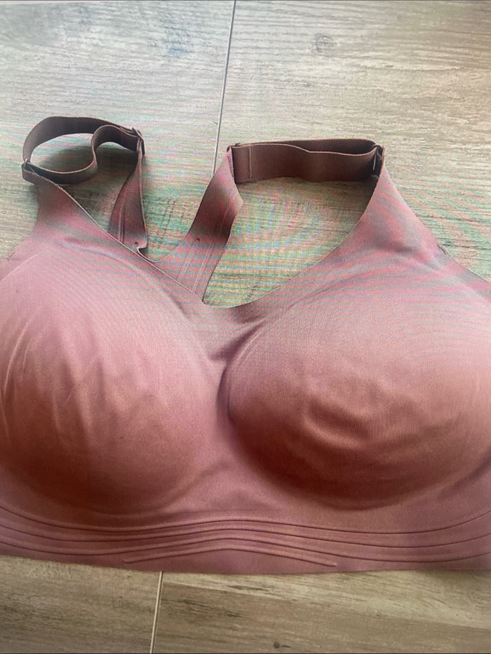 all in motion Seamless Padded Wireless Sports Bra - Mauve Pink